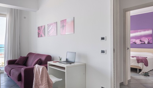 Deluxe Apartment, 2 Bedrooms, Terrace, Sea View
