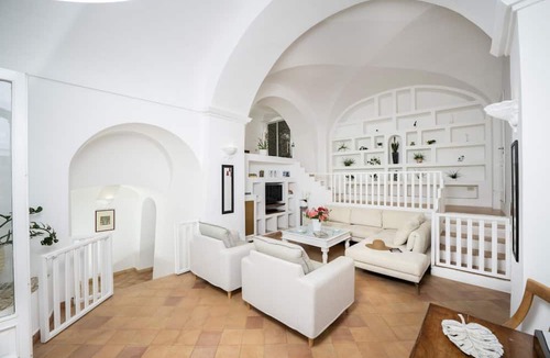 Praiano Villa | Villa Panorama - Garden Overlooking the sea and Sauna