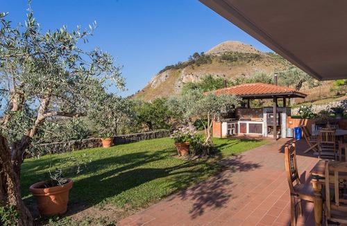 Sant'Agata di Militello Villa | Villa with private pool with panoramic views of the Aeolian islands, privacy