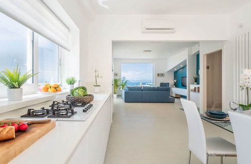 Terrasini Villa | Stunning private villa for 8 people with hot tub, A/C, WIFI, TV and terrace