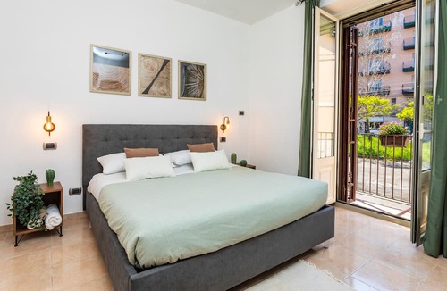 Acireale Apartment | Apartment 'Civico 1 - Acireale' with Balcony and Air Conditioning