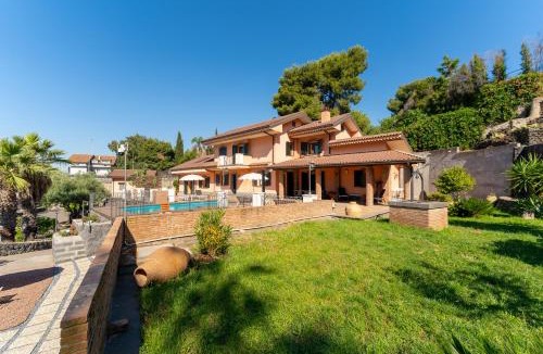 Carrubazza-Motta Villa | Villa Sole d'Oro - Pool, Garden, and Sea View