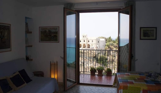 Balcony Overlooking the Sea in the City Center